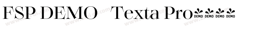 FSP DEMO   Texta Pro字体转换